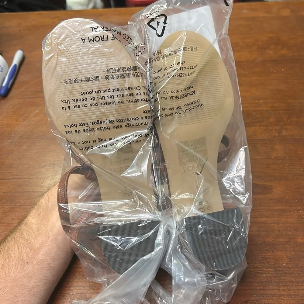 J. Crew polyurethane upper